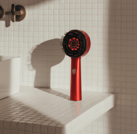 Alwora Halo - Scalp Massage Comb – Red Light therapy Hair Care & Relaxation