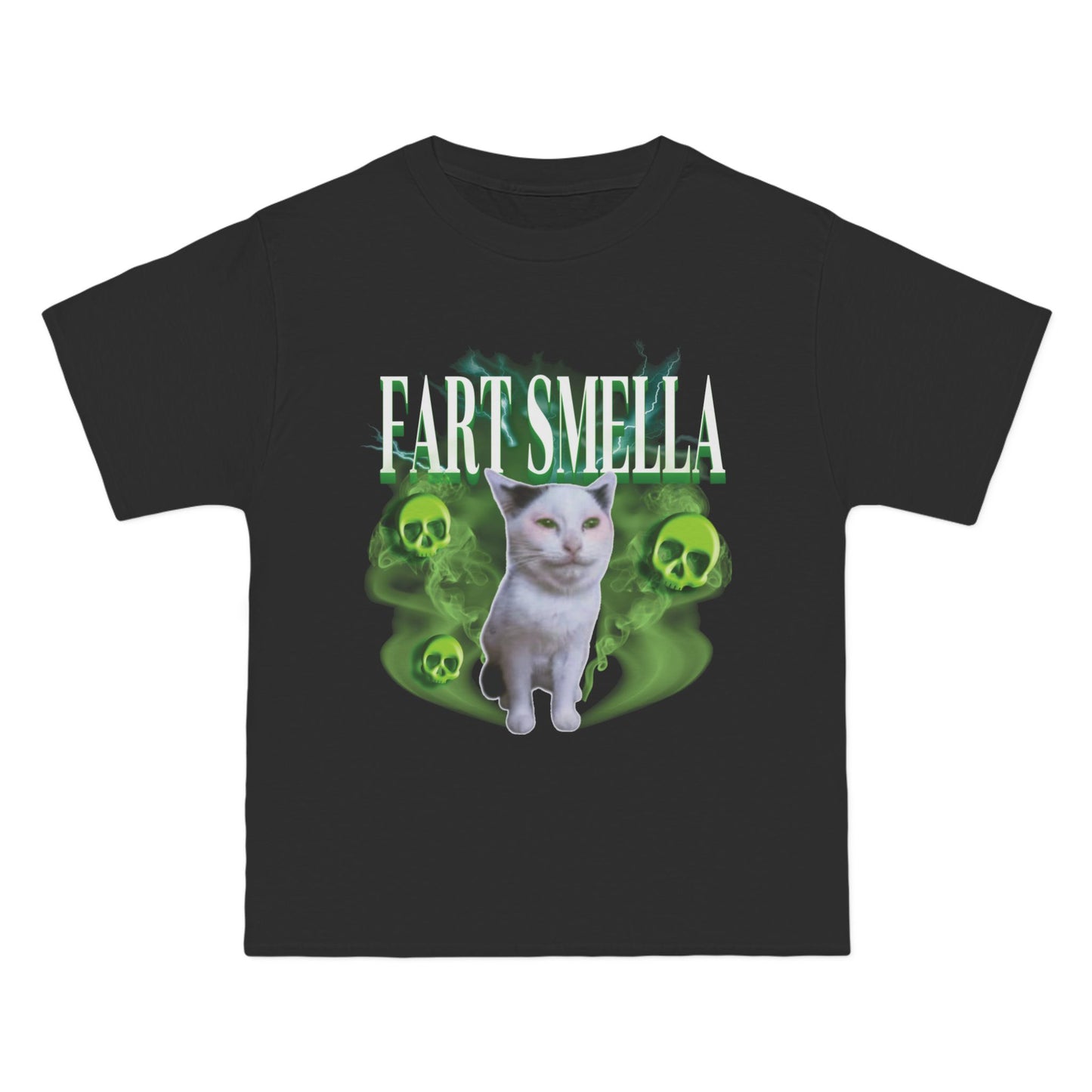 Funny Cat Graphic Tee - Fart Smella, Gift for Cat Lovers, Unique T-Shirt, Humorous Apparel, Pet Owner Gift, Novelty Tee