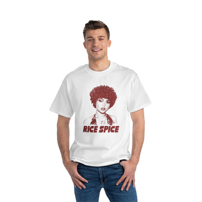 White Oversize T-Shirt - 'RICE SPICE'
